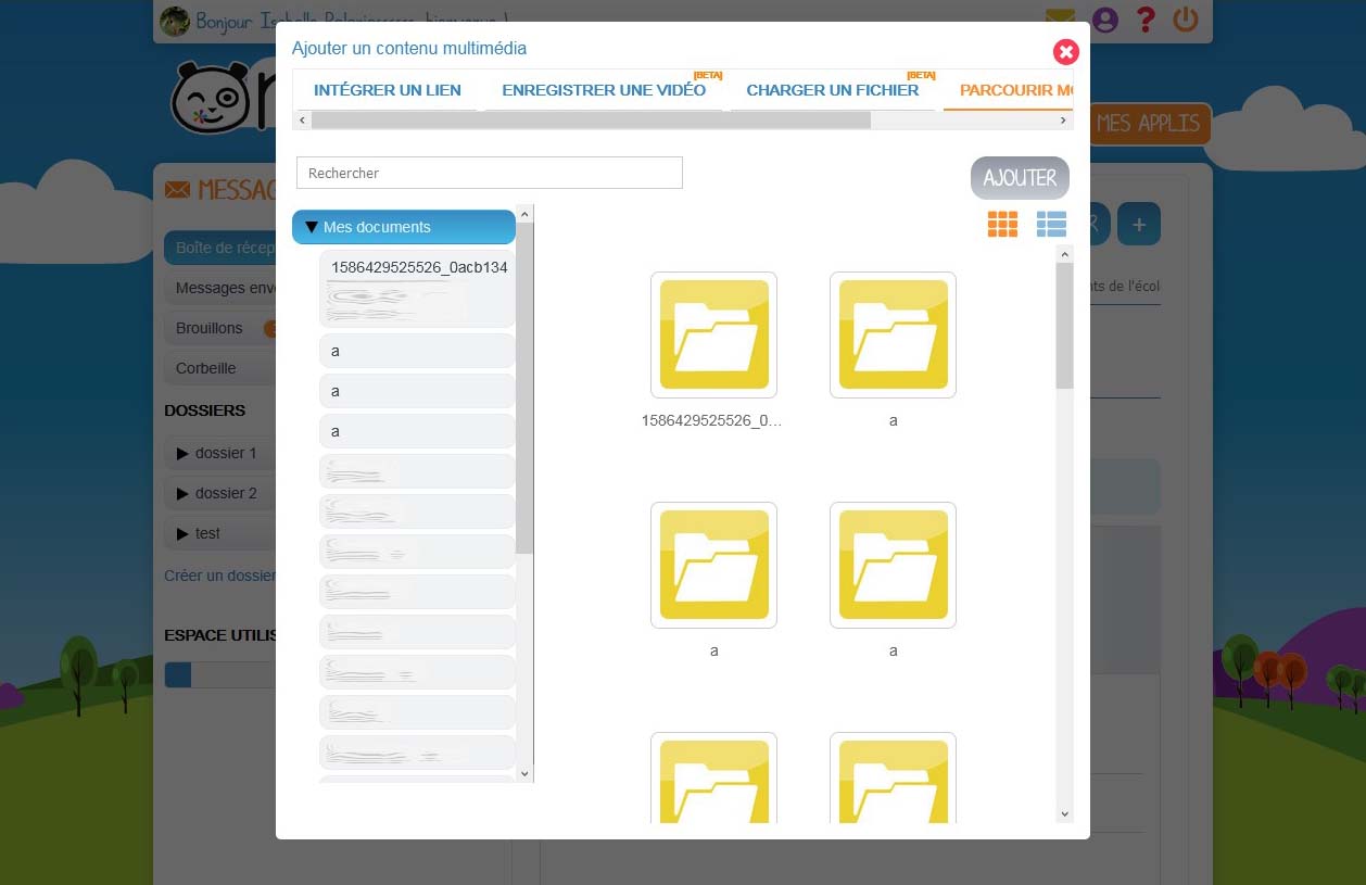An image of the actual implementation