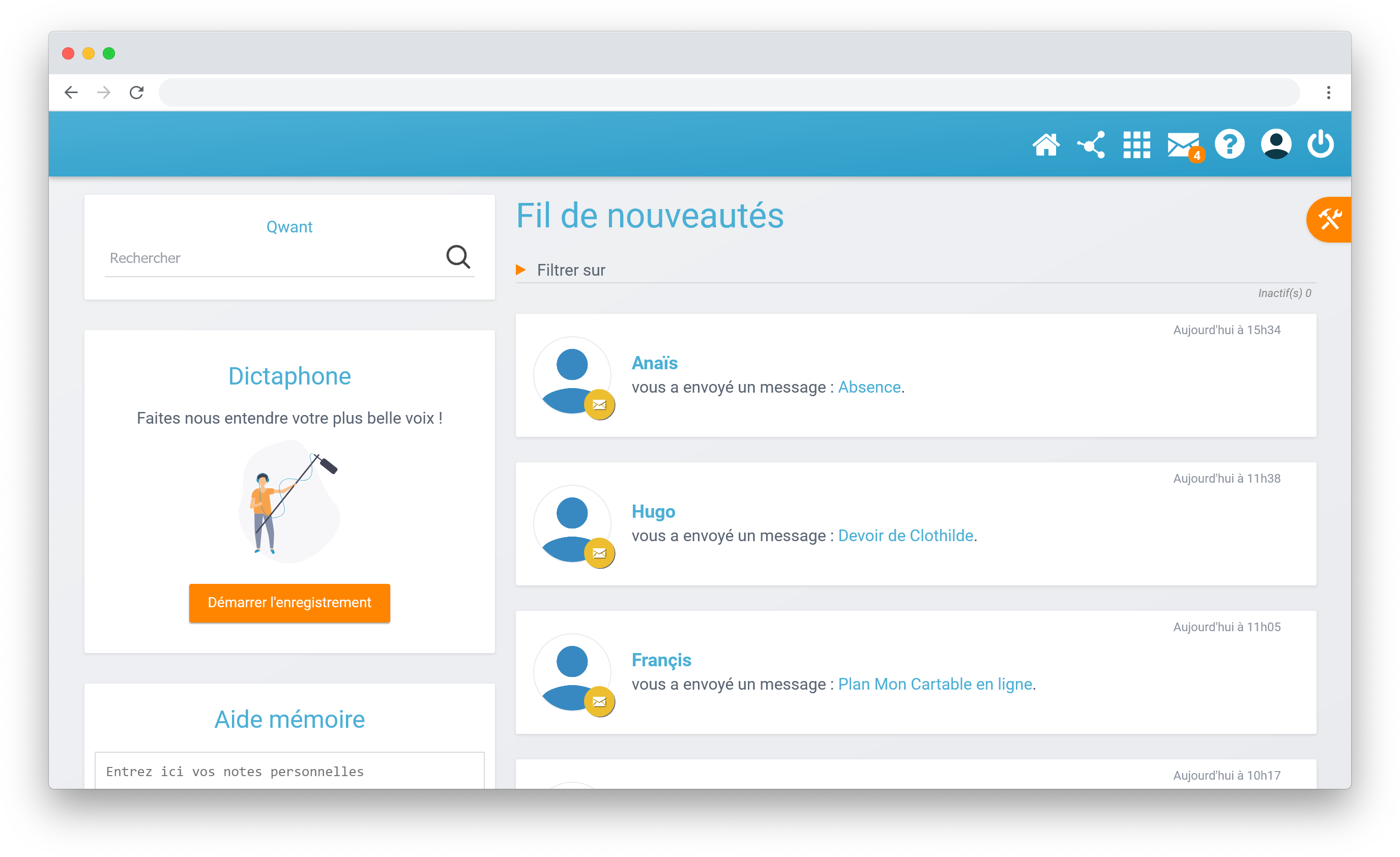 An image of the actual implementation