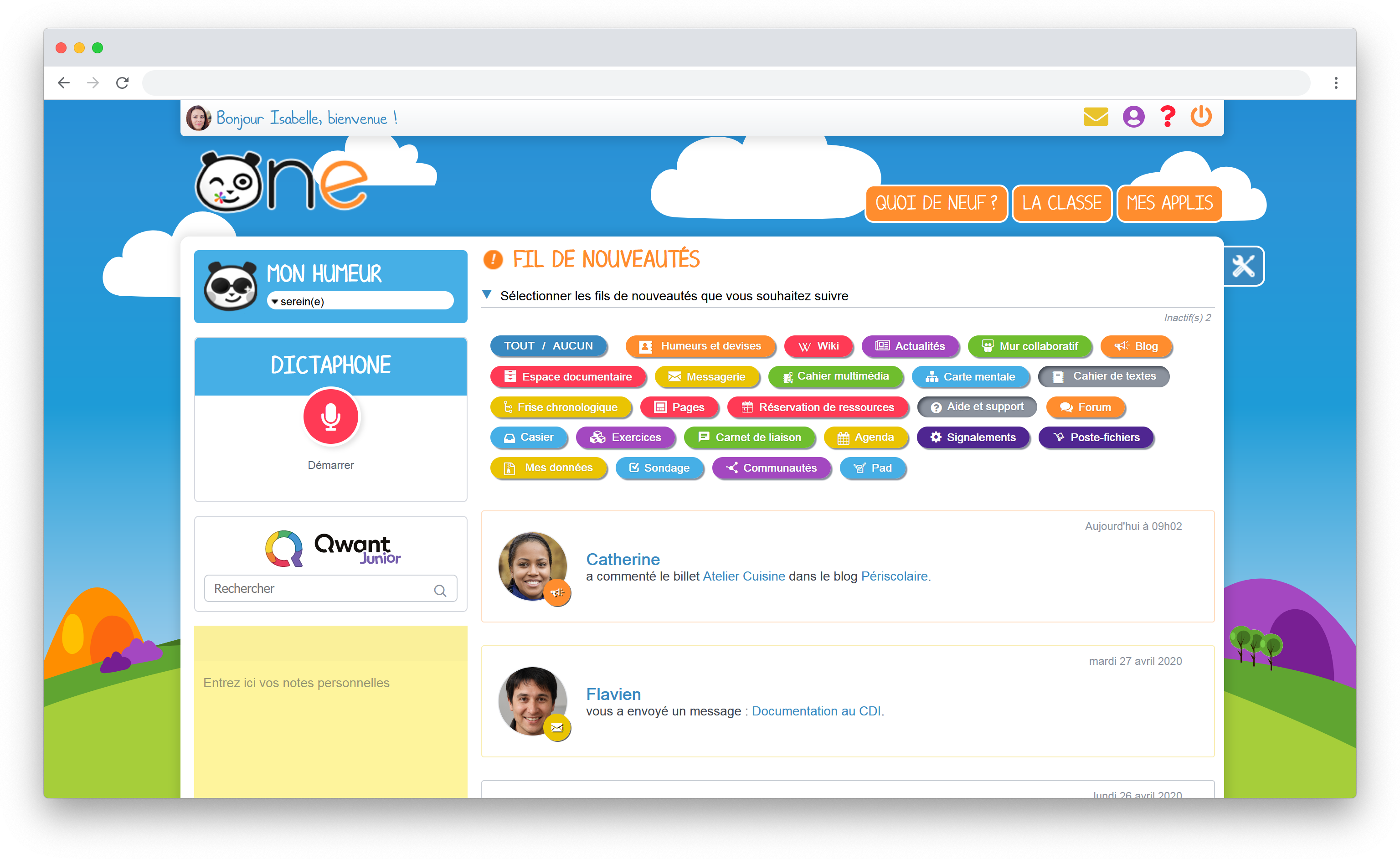 An image of the actual implementation
