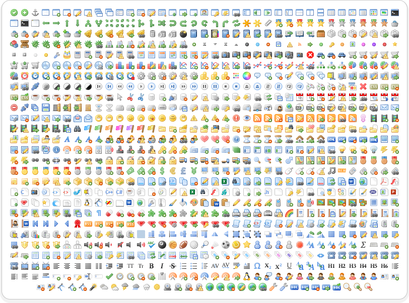 All available icons