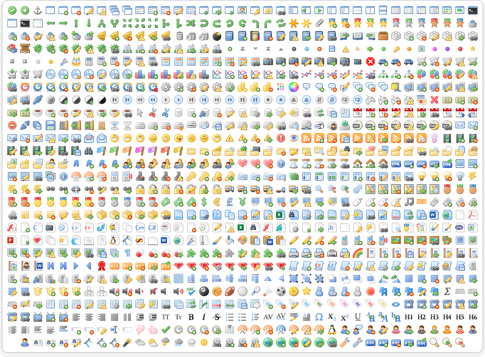 All icons